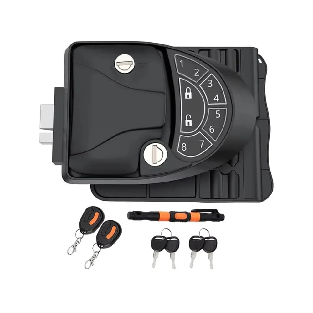 Entry Keypad Lock Membrane Camper Digital Electric Rv Door Lock with Remote Control