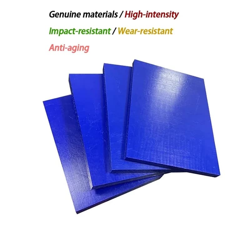 Blue Anti Static POM Board 8-40mm Thick Polyoxymethylene Color Plastic Steel Plate Processing