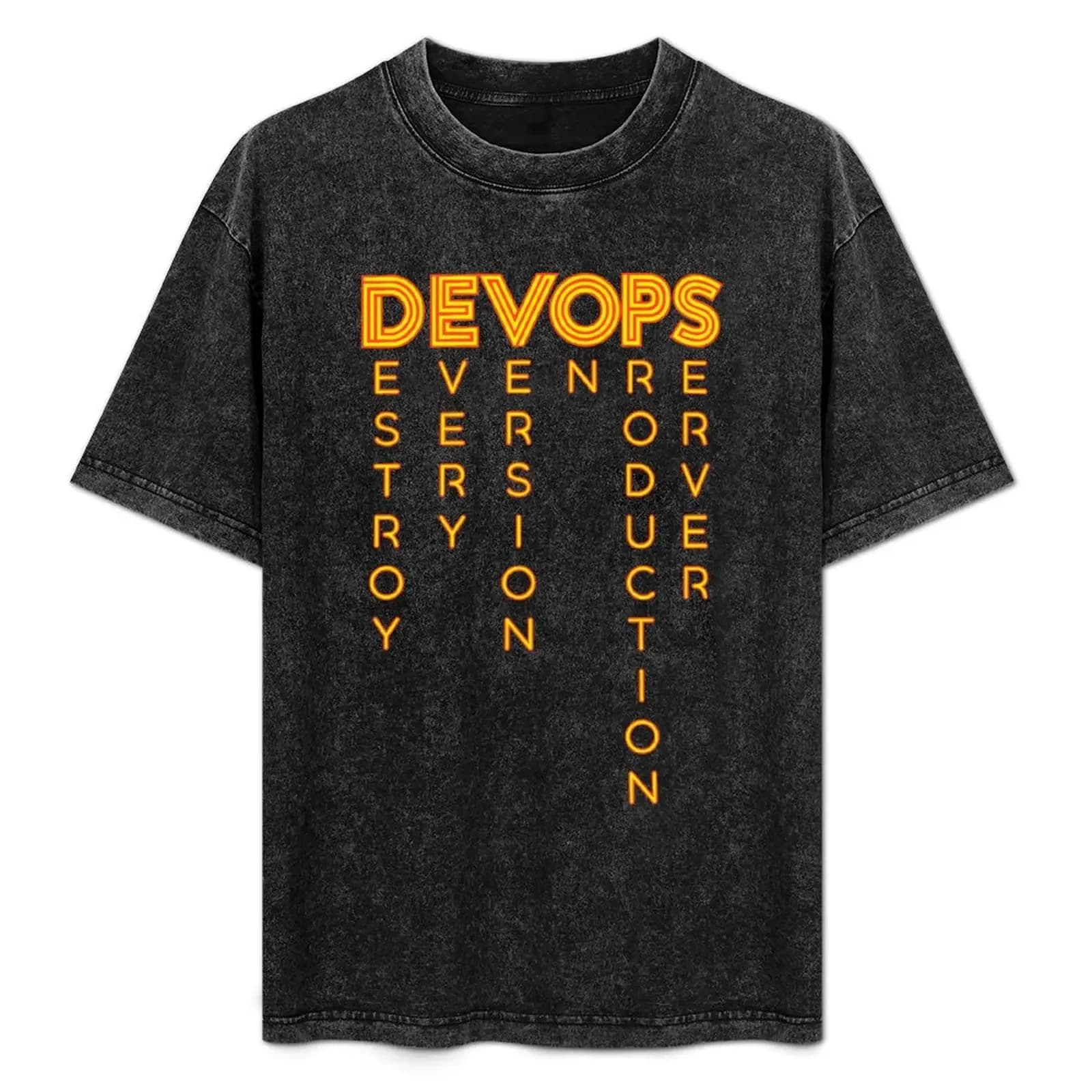 DEVOPS - The real definition of DEVOPS T-Shirt Short sleeve tee vintage graphic tee mens t shirt graphic