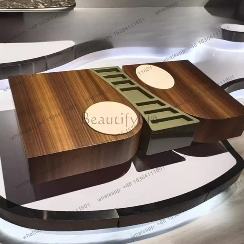 Italian Minimalist Coffee Tables Nordic Solid Wood Rectangular Living Room Coffee Table Designer Creative Home Furniture FYCT