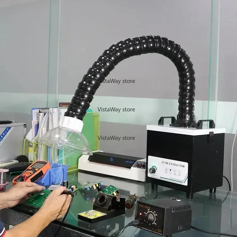 Hot Sale Small Solder Smoke Purifier Laser Marking Smoke Filter Soldering Iron Repair Station Smoking Smoke Exhaust Machine
