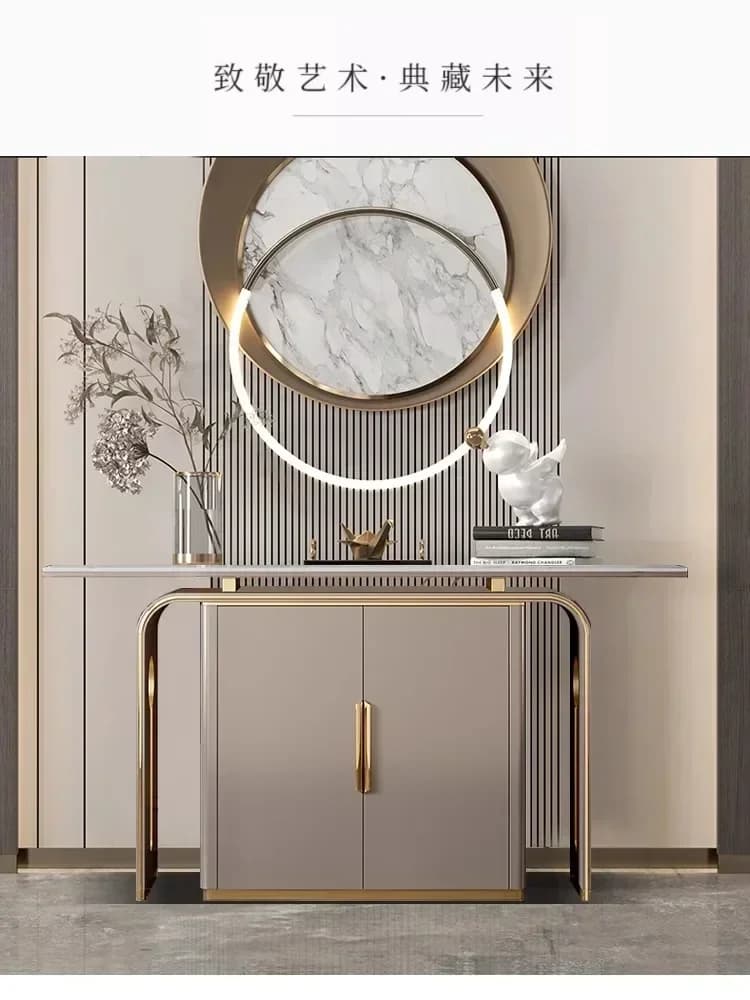 Entry Endpoint Aisle Corridor Decorative Storage Entrance Table
