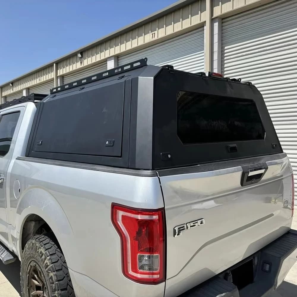 4x4 Steel Single Dual Pickup Truck Bed Hardtop Topper for Ford F150 5.5ft Raptor Ute Canopy  Waterproof