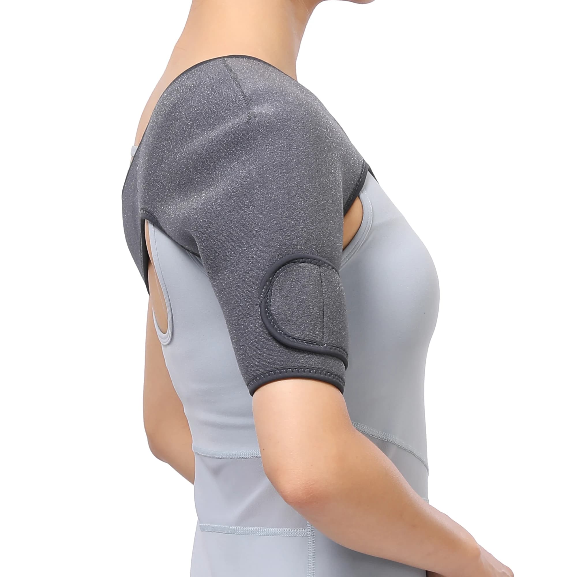 Adjustable shoulder braces for men and women, shoulder compression sleeve support sports anti-theft device