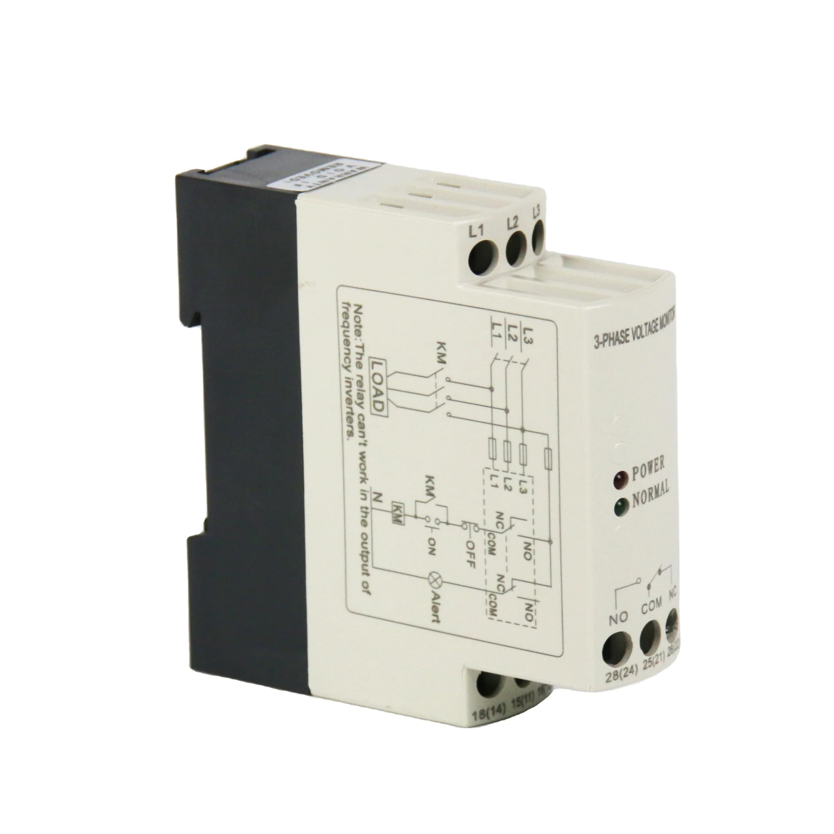 MR06S  3 Phase Sequecny Protect Voltage Overload Motor Control Relay with 2NO 2NC