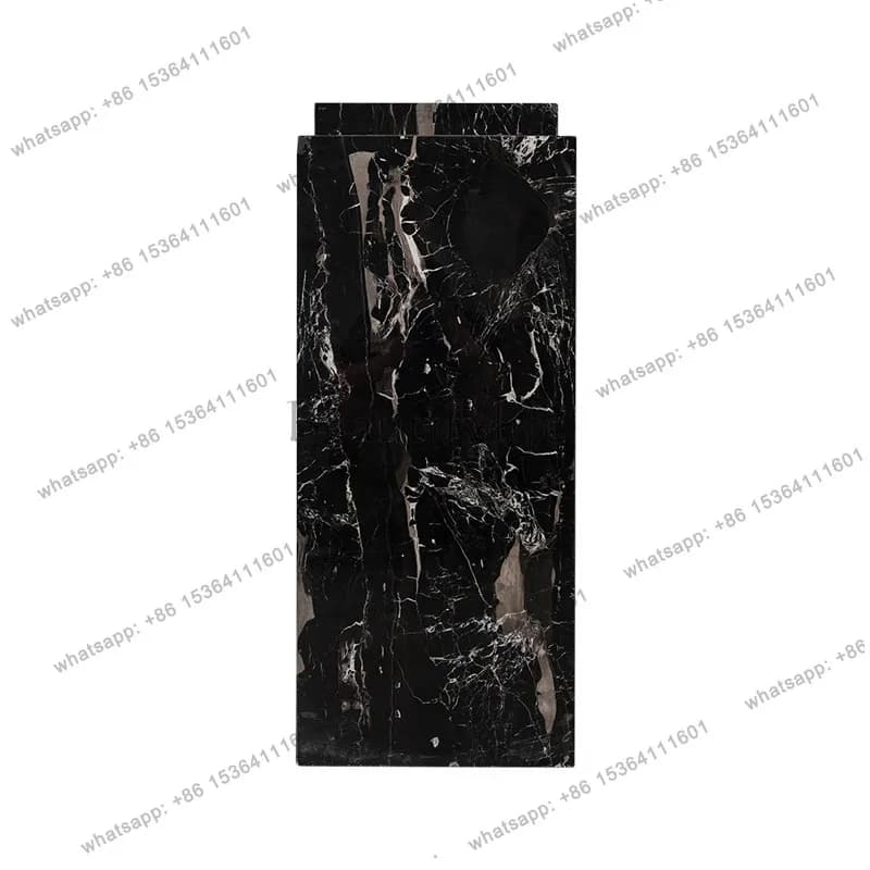 PG natural marble base table base can be customized hotel club model room sculpture craft display stand