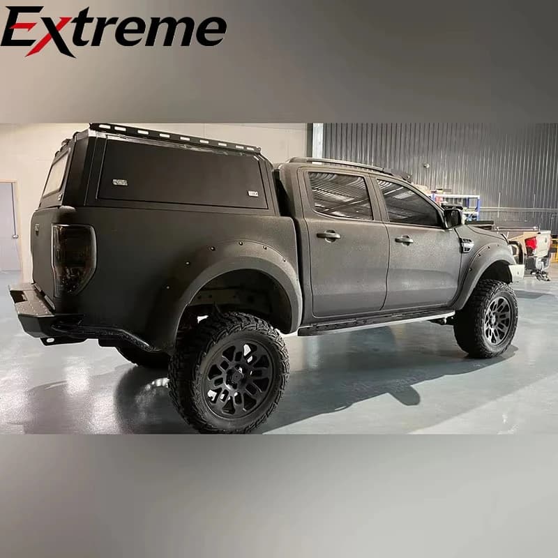 Extreme:Aluminum Pickup Truck Bed Canopy for Ford Ranger Raptor T6 T7 T8 Back Cover Offroad Truck Canopy Covers