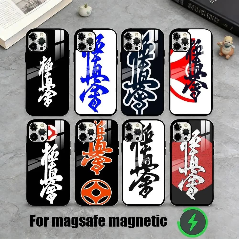 Kyokushin Karate Symbol  Phone Case For iPhone17,16,15,14,13,12,11 Plus,Pro Magnetic with Magsafe Wireless Charging