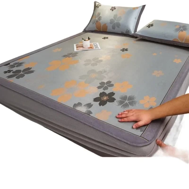 Class A ice silk mat three-piece set