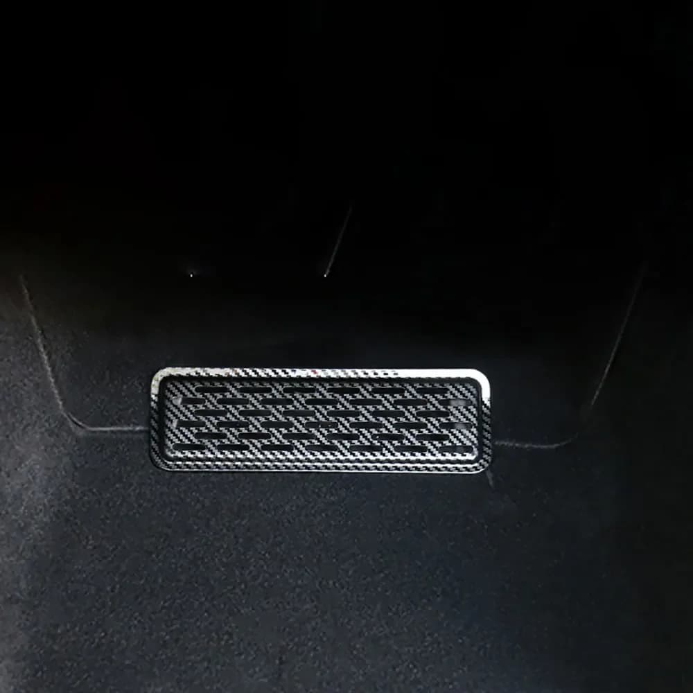 Seat Air Outlet Protective Cover Air Vent Cover for Tesla Model Y(2020-2025) Flow Vent Grille Protection Stainless Steel