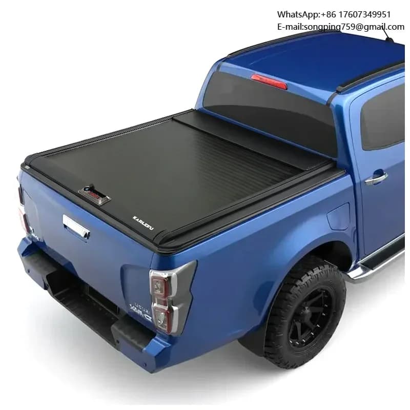 Isuzu DMAX Factory Customizable Tonneau Cover Aluminum Alloy Roller Shutter Back with Waterproof & Anti-Theft Features