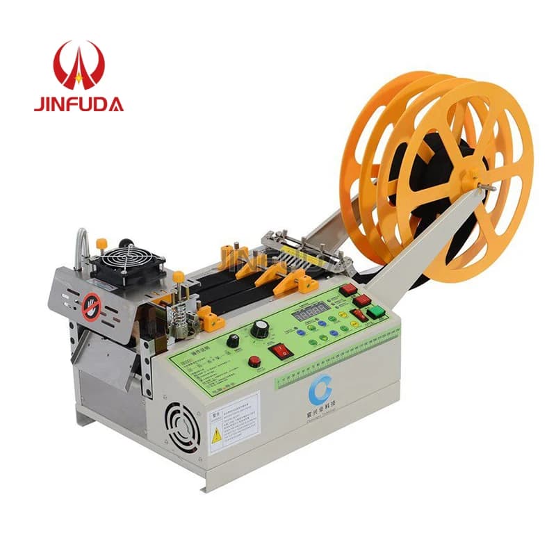 Factory Offer Ribbon Tape Cutting Hole Punching Elastic Band Cut and Punch Cutting Machine