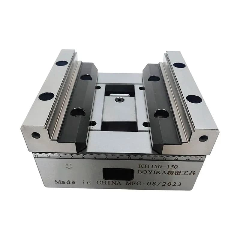 H150-150 150 Width Self Centering CNC Vise Precision Grinding Hardened Steel Vice