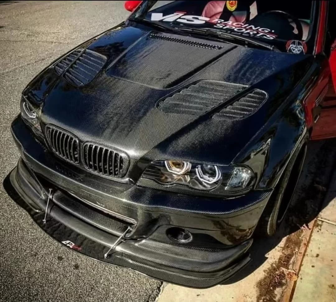 High Quality True Carbon Fiber Cover Is Suitable for bmw E46 Series Sedan 1994-2005 Carbon Fiber Engine Cover OEM BM980196C