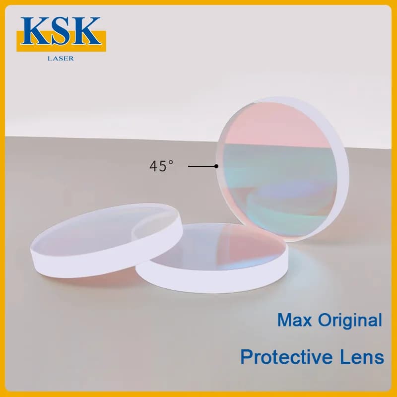 KSK MAX Original Laser Original Protective Windows Protection Leans 34*5/37*5mm/37*7mm for Laser Cutting Machine