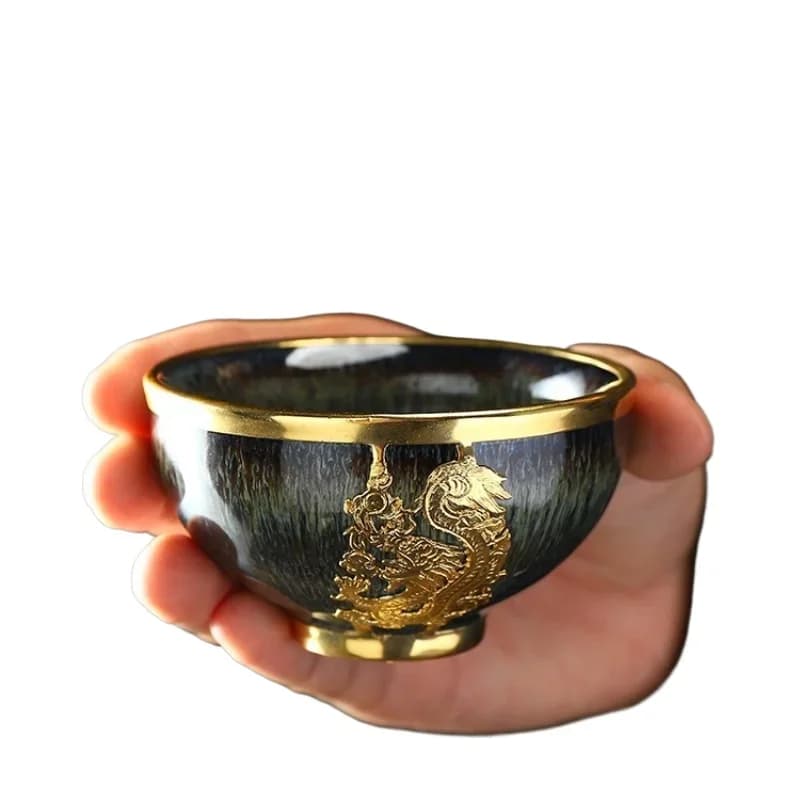 DurableJianzhan Teacup Master Cup Personal Single Cup Ceramic Tea Tasting Cup Kung Fu Tea Set Tea Bowl Special Offer