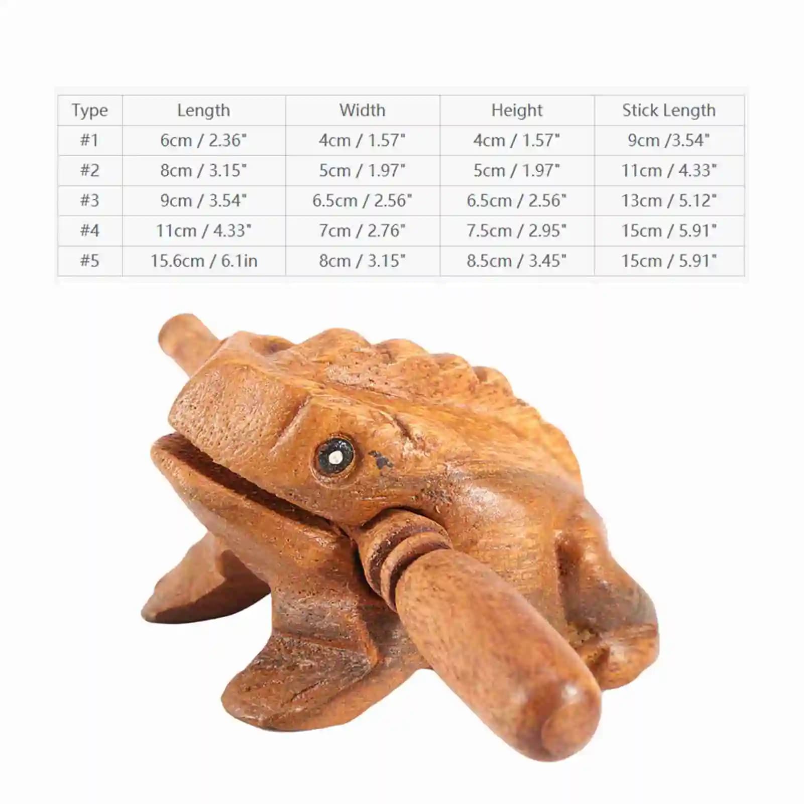 F9 Huge frog handicraft ornaments Thailand Craft Lucky Frog Croaking Musical Instrument Simulated animal wood carving Home Decor