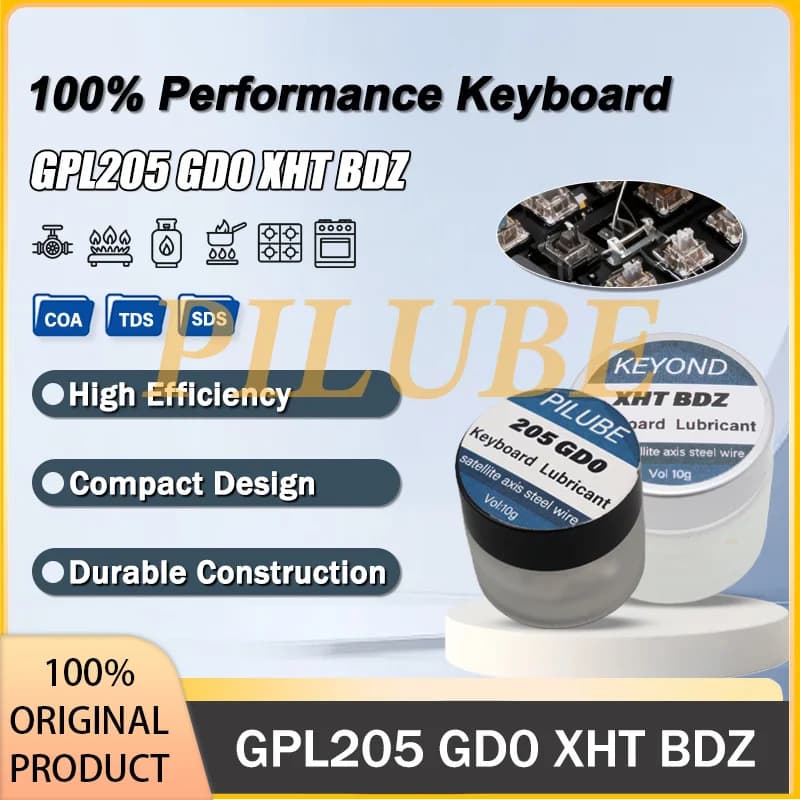 100% Performance Keyboard GPL205 GD0 XHT BDZ PFPE Grease High Stability Lubricant for Bearings and Precision Parts