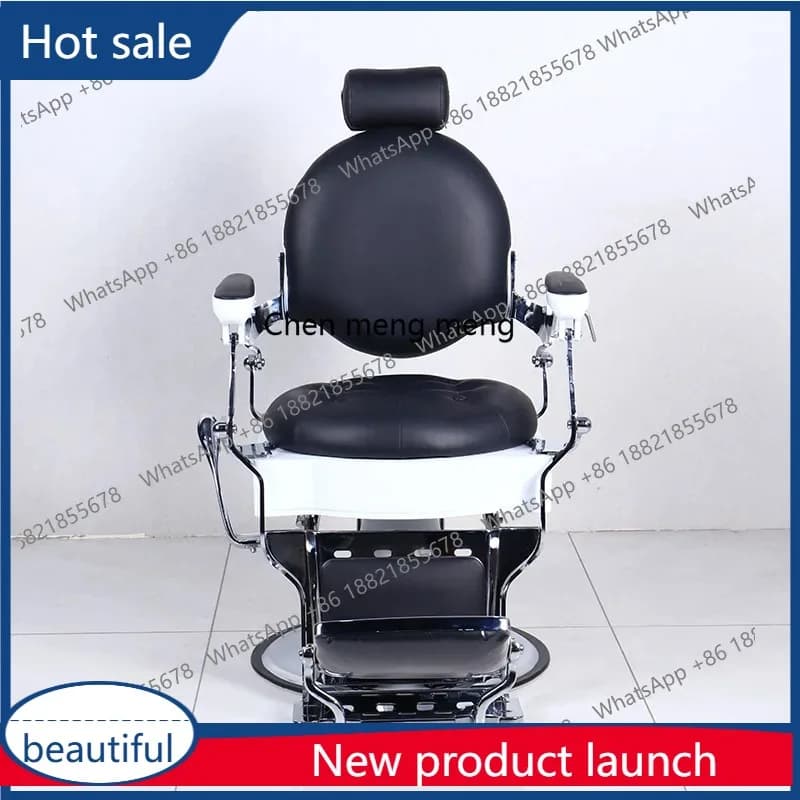 A17 High-end barber shop oil head chair hair salon special modern hair cutting lift chair hair salon chair