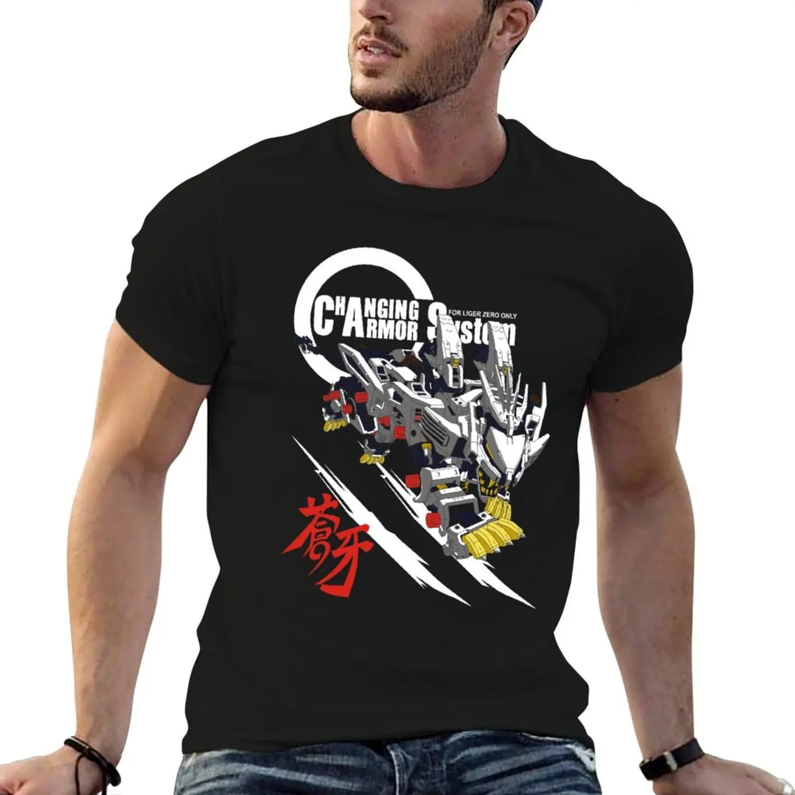Liger Zero T-Shirt t shirts for man pack cotton cotton tshirt 100% T-Shirt