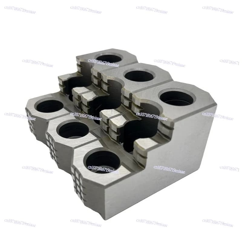 Hydraulic Chuck Hard Claws, Hydraulic Hard Claws 45681012 Inch Quenching Three Claws, Front and Back Claws, Strong Hard Claws