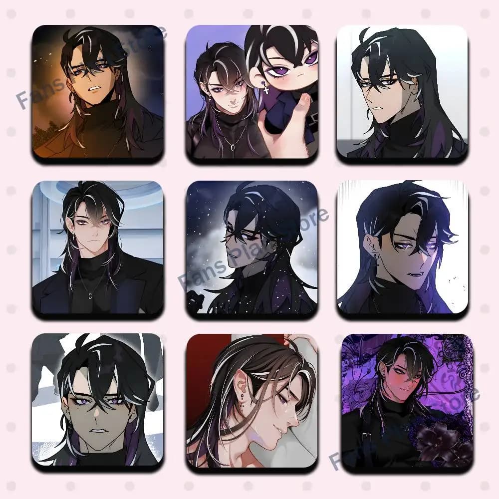 D-Date With D-Death 5012 Cute Cartoon Anime Refrigerator Magnets Soft Magnetic Heat Transfer Refrigerator Magnets Gift
