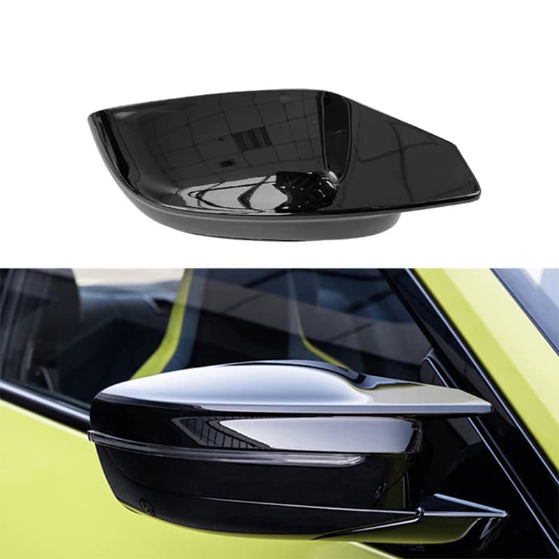 Left Hand Drive for BMW M3 G80 M4 G82 2021-2023 Car replacement Piano Black Horn Rearview Mirror