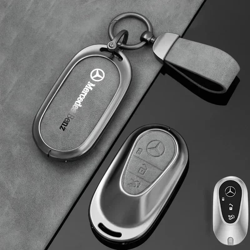 Zine Alloy Car Key Case Cover Shell Protector For Mercedes Benz 2022 C S Class W206 W223 S350 C260 C300 S400 S450 S500 Accessory