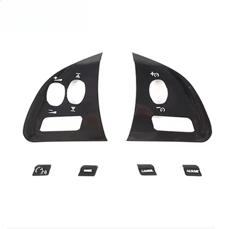For Jaguar XF 2012-2015 Steering Wheel Button Stickers Interior Covers Car Accessories