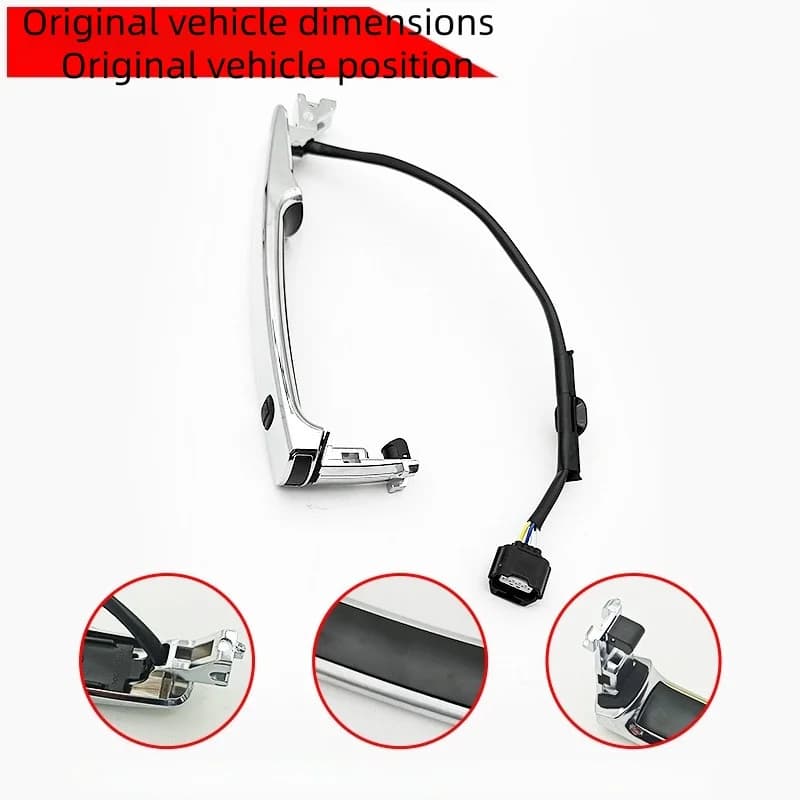 For Nissan X-Trail 2008-2013 Car Accessories Outside Door Handle with Inductance Intelligent Sensing Exterior Handle Lock Cover