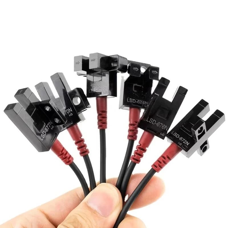 NPN PNP U-shaped High-speed Response Trough Sensor Electrical Switch Trough Photoelectric Sensor