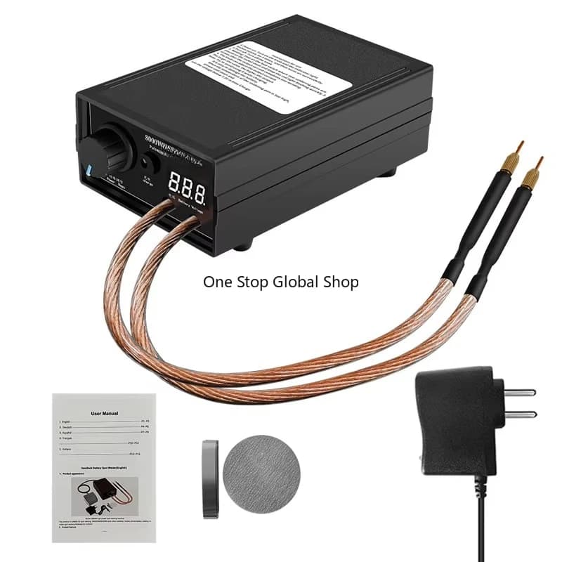 Automatic Spot Welders 8000W Spot Welders Machine 0.3mm Nickel Strip Spot Welding Machine for 18650 Lithium Ion Battery