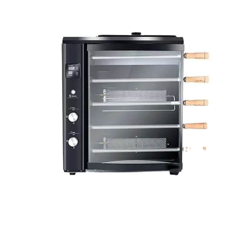 Multifunctional 58L outdoor camping electric digital rotating barbecue shop oven
