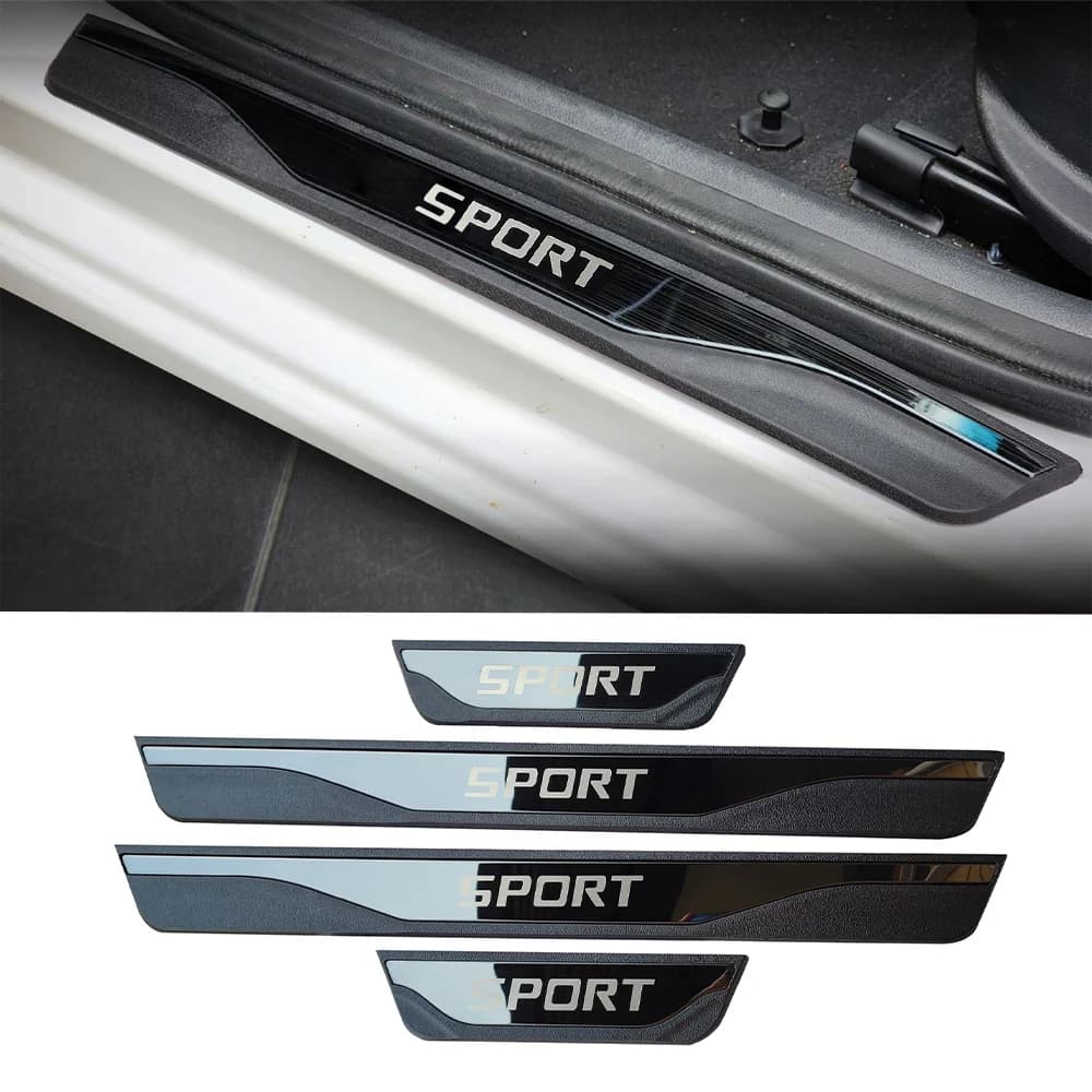 For Chery Tiggo 9 2023 2024 2025 Car Accessories Door Sill Cover Pedal Trim Protection Auto Threshold Pedal Exterior Stickers