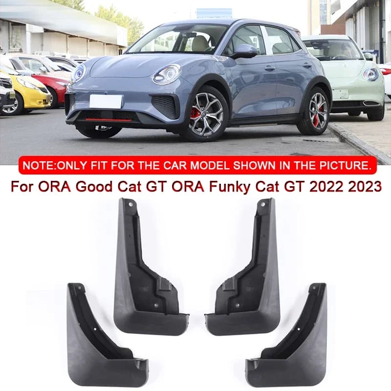 For ORA Good Cat GT ORA Funky Cat GT 2022 2023ABS Car Mud Flaps Splash Guard Mudguards MudFlaps Front Rear Fender Accessories