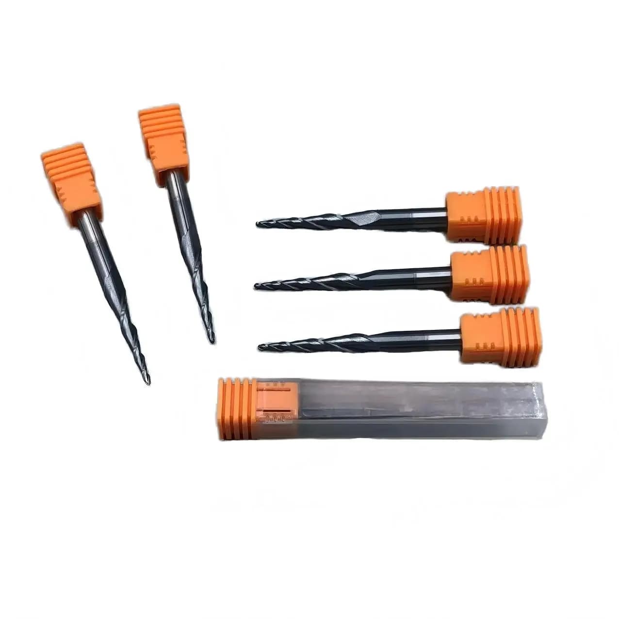 Cnc Tapered Router End Milling Bit Set for Woodworking