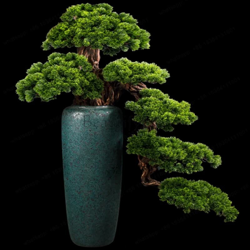 Simulation welcome pine floor decoration ornament sales department opening welcome gift