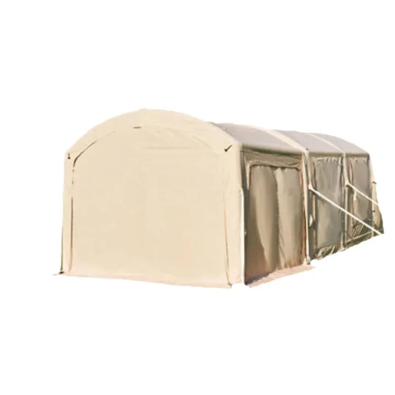 Internet celebrity large inflatable tunnel tent 6-8 people free to set up camping tent imitation cotton sense rainstorm