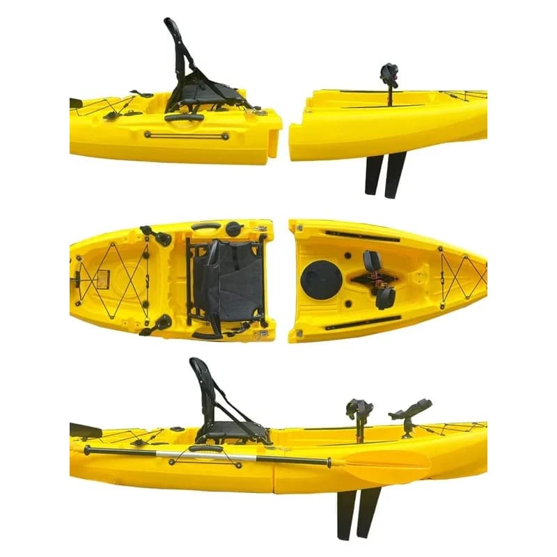 Single , detachle kayak, plastic platform , convenient pedal boat, two person splicing