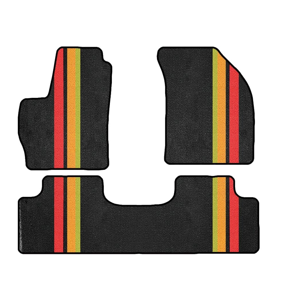 Car Mats With Buttons For Toyota Avensis 2009-2018 Saloon 5seat Car-Specific Mats Waterproof Floor Mats Full Set