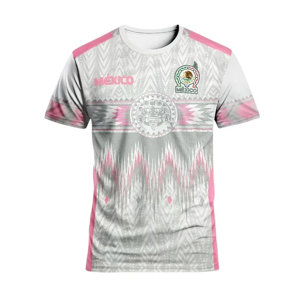 Mexico 3D Printed Football Jersey T-shirts 2025 Summer Men's Women's Same Quick-drying Tees Outdoor Sports Tops Training Clothes