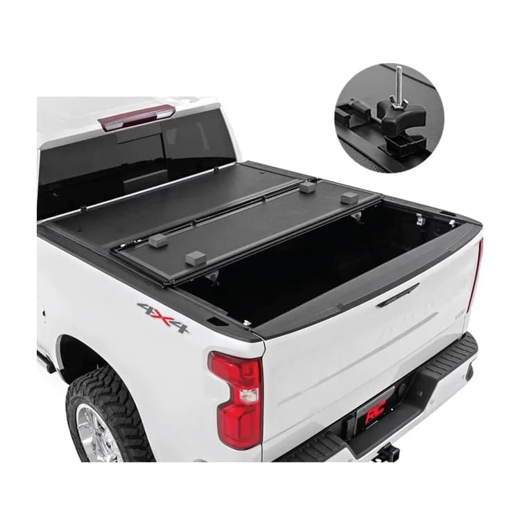 High Quality Tonneau Covers Fits For  Ram1500 2500 3500 2002-2021years Hard Folding Truck Bed
