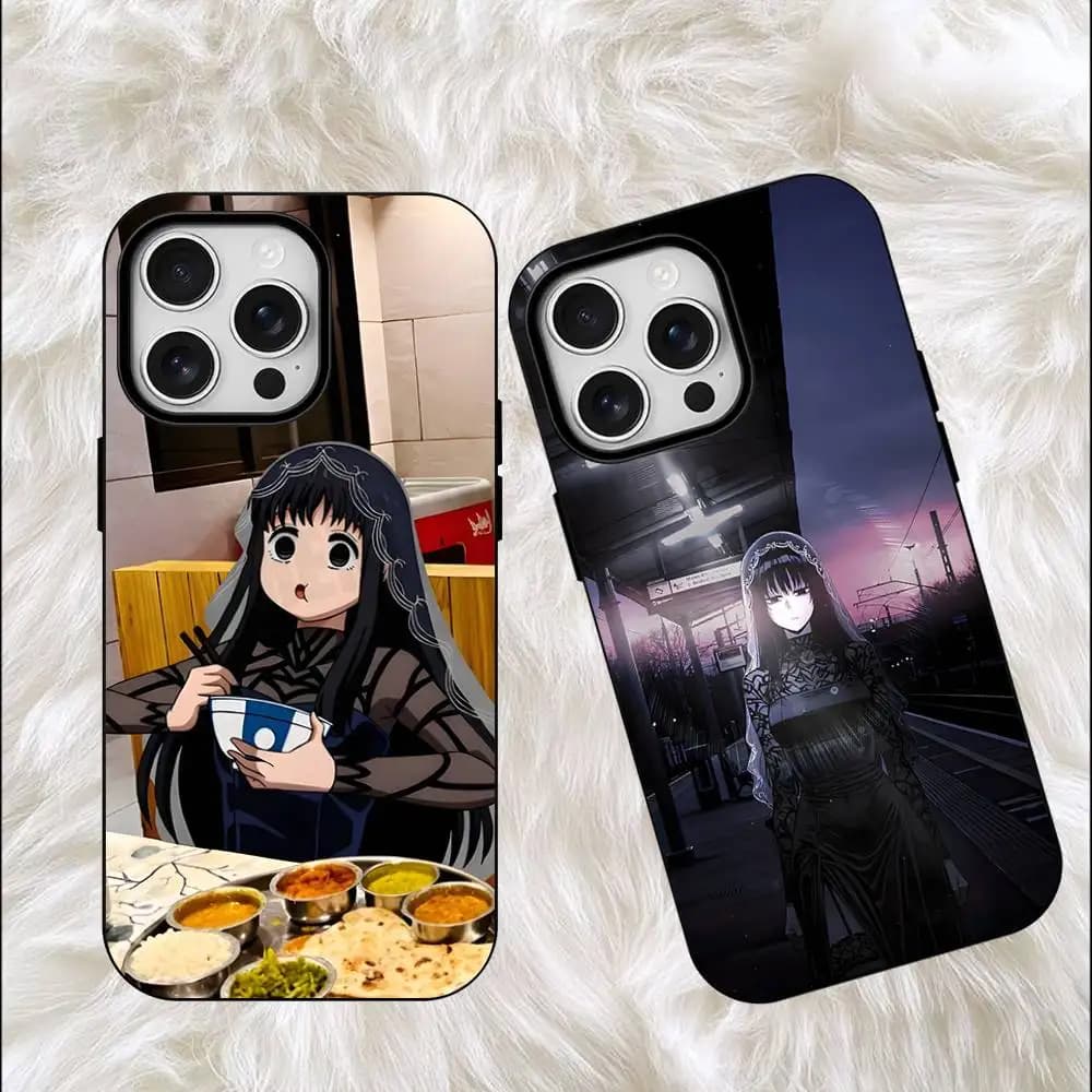 Anime Figure O-Osaragi Silicone Soft Case For iPhone 18 17 16 15 14 13 12 11 Pro Max For Magnetic Shell Frosted Cover