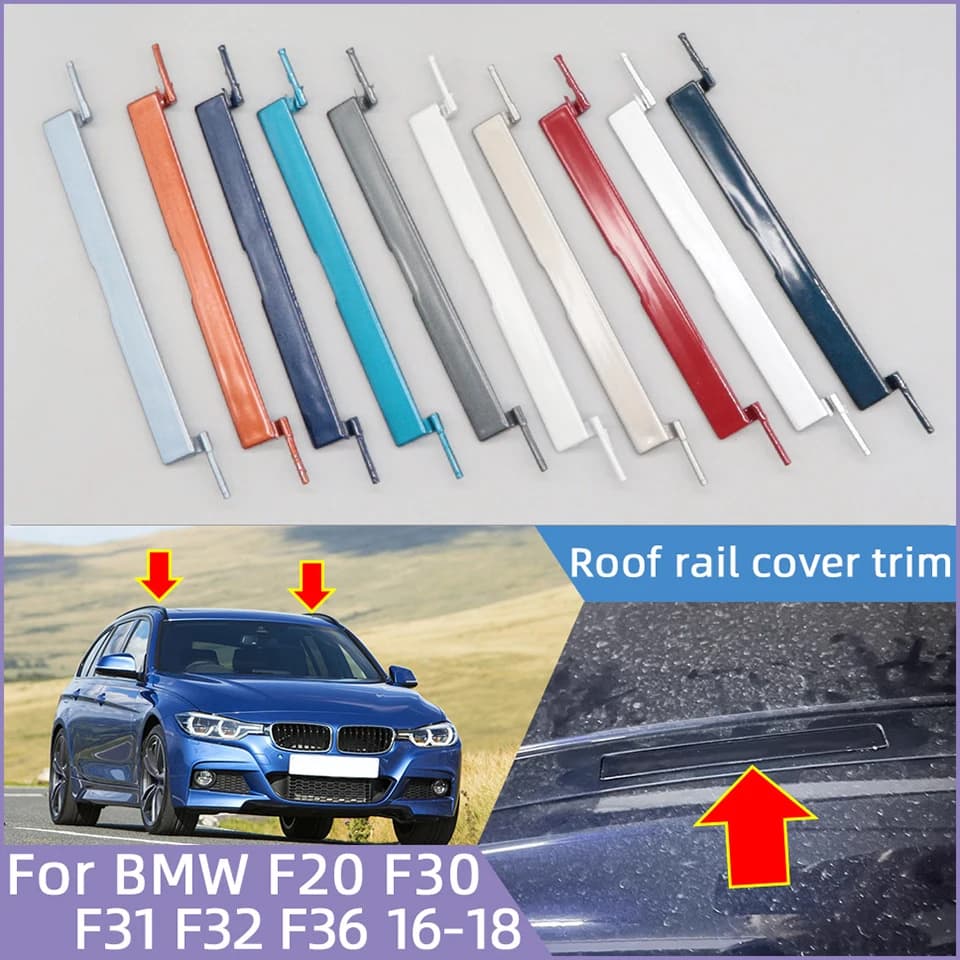 Roof Water Channel Small Cover Roof Rack Cap Plate For 2013-2018 BMW 1 2 3 3GT 4 Series F20&F20LCI F22 F30 F31 F34 F32 F36