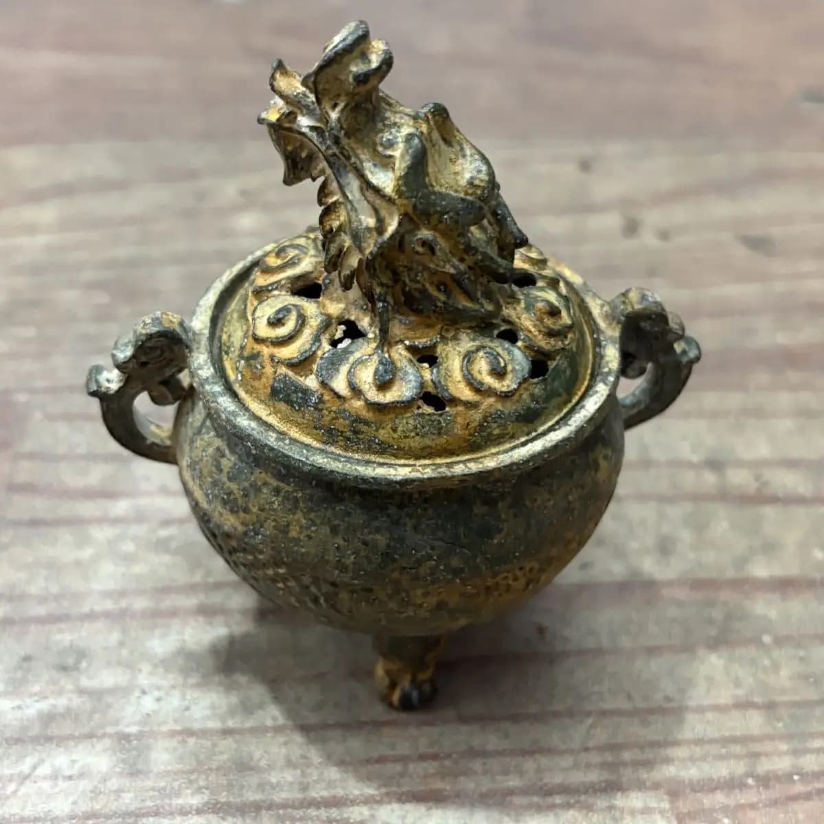 collection bronze ware green rust faucet furnace ornament home decoration jewelry collection ornament furniture use proc