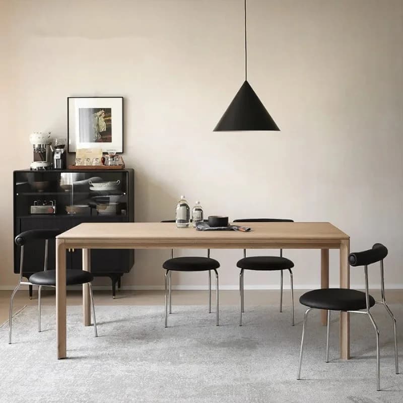 Nordic Minimalist Dining Tables Small-sized Creative Dining Tables rectangular Leg Heavy-duty Furniture Tavoli Da Pranzo LJ40