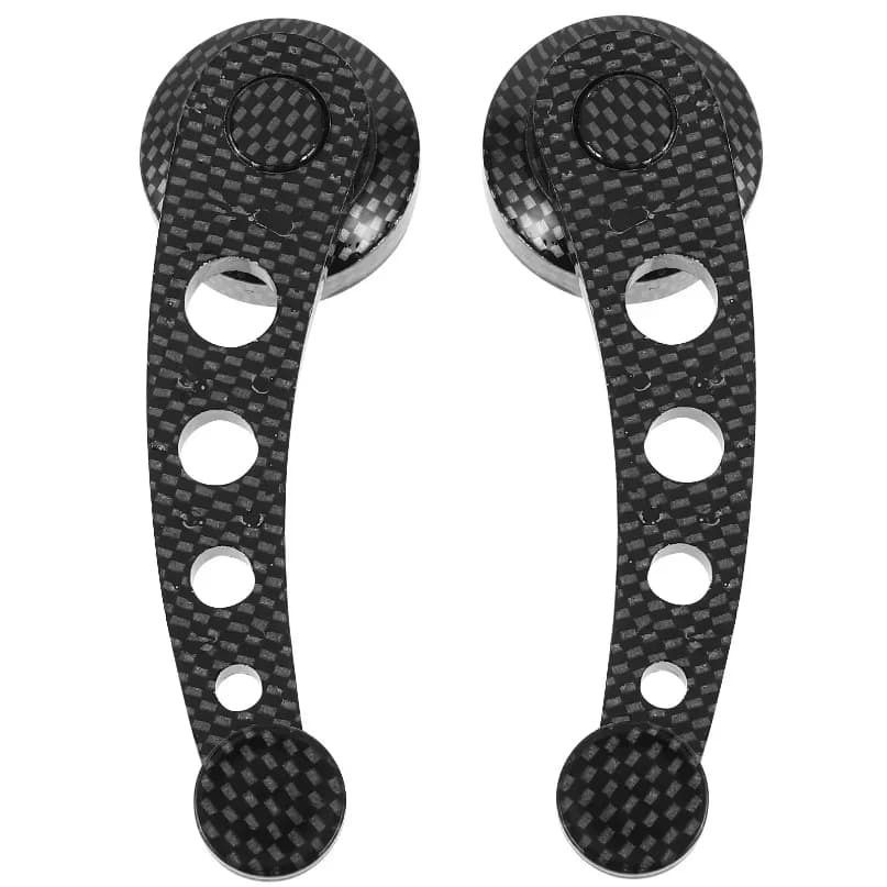 2 unidades de manivela metálica manual para elevar ventanas de coche, accesorios interiores para camiones, repuesto y mejora de
