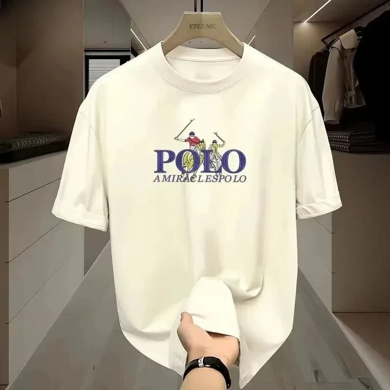 Men's T-shirt: 100% pure cotton, printed design, loose short-sleeved shirt. Excellent quality, suitable for both men and women.
