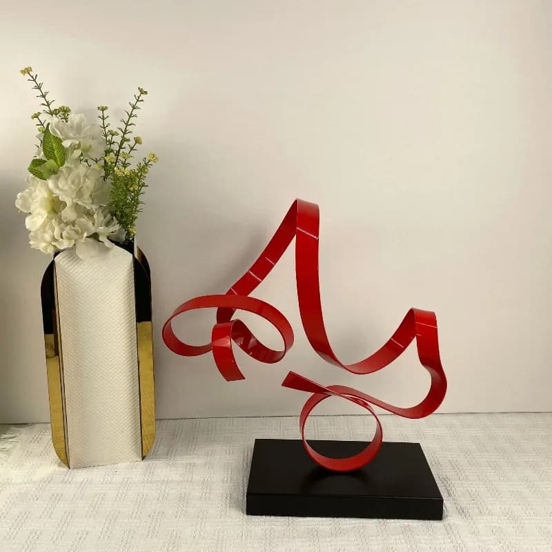 Simple art streamer ornament, homestay home furnishing, living room, sales office, TV cabinet, entrance matching decoration