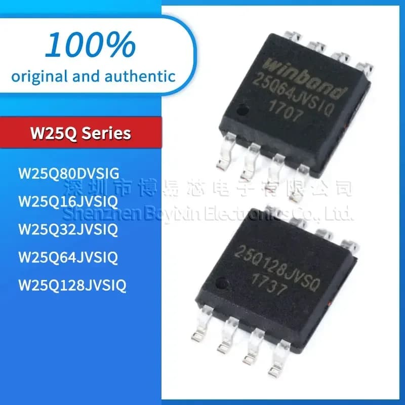 W25Q80DVSIG W25Q16JVSIQ W25Q32JVSIQ W25Q64JVSIQ W25Q12 8JVSIQC Black PC shell